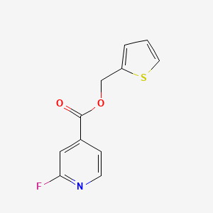 molecular formula C11H8FNO2S B1441683 Thiophen-2-ylmethyl 2-fluoropyridine-4-carboxylate CAS No. 1343421-22-6