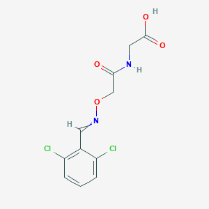 N-[({[(2,6-Dichlorophenyl)methylidene]amino}oxy)acetyl]glycine