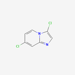 molecular formula C7H4Cl2N2 B1441720 3,7-Dichloroimidazo[1,2-a]pyridine CAS No. 1019026-71-1