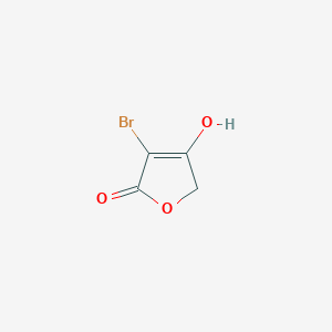 molecular formula C4H3BrO3 B1441724 3-溴-4-羟基-5H-呋喃-2-酮 CAS No. 21151-51-9