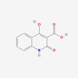 molecular formula C10H7NO4 B1441730 4-Hydroxy-2-oxo-1,2-dihydroquinoline-3-carboxylic acid CAS No. 73776-24-6
