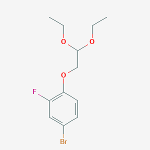 4-Bromo-1-(2,2-diethoxyethoxy)-2-fluorobenzene