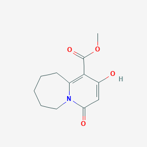 Methyl 2-hydroxy-4-oxo-4,6,7,8,9,10-hexahydropyrido[1,2-a]azepine-1-carboxylate