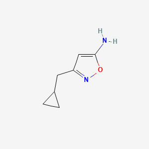 3-(Cyclopropylmethyl)-1,2-oxazol-5-amine