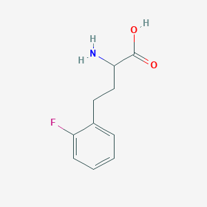 molecular formula C10H12FNO2 B1441742 2-Amino-4-(2-fluorophenyl)butanoic acid CAS No. 225233-81-8