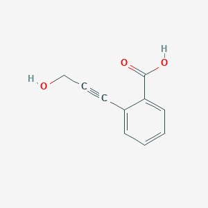 B1441755 2-(3-Hydroxyprop-1-ynyl)benzoic acid CAS No. 773100-95-1