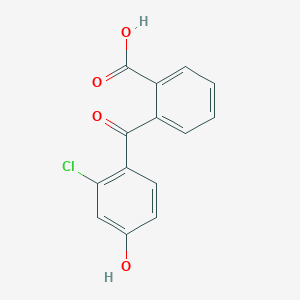 2-(2-Chloro-4-hydroxybenzoyl)benzoic acid