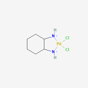 (2-Azanidylcyclohexyl)azanide;dichloropalladium