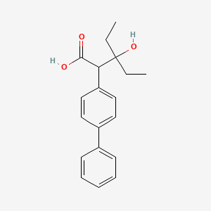 (+)-alpha-(1-Ethyl-1-hydroxypropyl)-(1,1'-biphenyl)-4-acetic acid