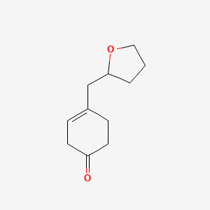 4-[(Oxolan-2-yl)methyl]cyclohex-3-en-1-one