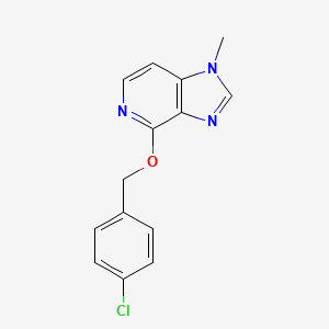 4-[(4-Chlorophenyl)methoxy]-1-methyl-1H-imidazo[4,5-c]pyridine