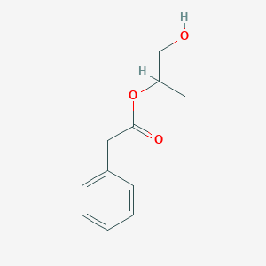 molecular formula C11H14O3 B14417809 1-Hydroxypropan-2-yl phenylacetate CAS No. 80550-08-9