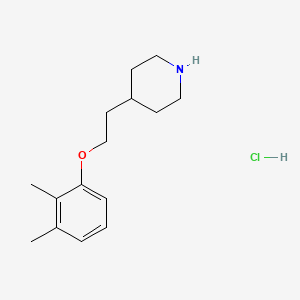 molecular formula C15H24ClNO B1441787 4-[2-(2,3-Dimethylphenoxy)ethyl]piperidine hydrochloride CAS No. 1220019-71-5