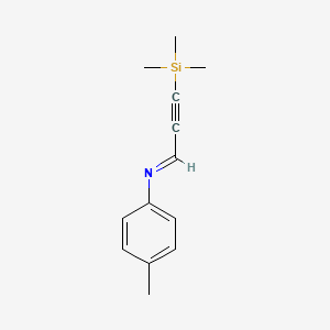 (1E)-N-(4-Methylphenyl)-3-(trimethylsilyl)prop-2-yn-1-imine