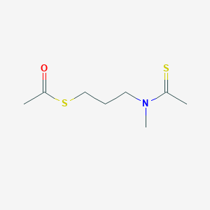 S-{3-[Ethanethioyl(methyl)amino]propyl} ethanethioate