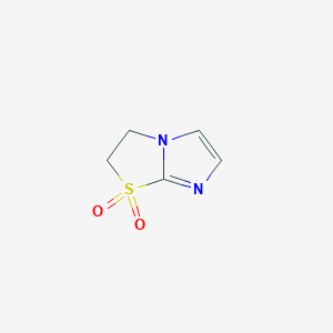 2,3-Dihydro-1H-1lambda~6~-imidazo[2,1-b][1,3]thiazole-1,1-dione