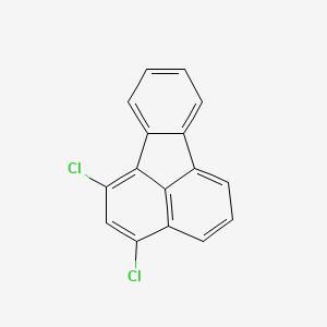 molecular formula C16H8Cl2 B14417955 1,3-Dichlorofluoranthene CAS No. 82520-76-1