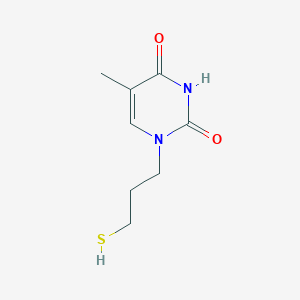 5-Methyl-1-(3-sulfanylpropyl)pyrimidine-2,4(1H,3H)-dione