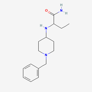 2-((1-(Benzyl)-4-piperidyl)amino)butyramide