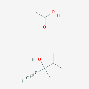 Acetic acid;3,4-dimethylpent-1-yn-3-ol