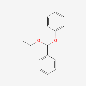 [Ethoxy(phenoxy)methyl]benzene