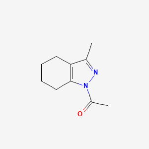 molecular formula C10H14N2O B14418060 1-(3-Methyl-4,5,6,7-tetrahydro-1H-indazol-1-yl)ethan-1-one CAS No. 85796-86-7