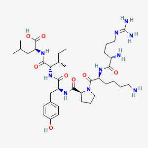 N~5~-(Diaminomethylidene)-L-ornithyl-L-lysyl-L-prolyl-L-tyrosyl-L-isoleucyl-L-leucine