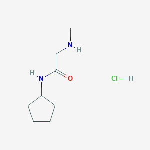 molecular formula C8H17ClN2O B1441811 N-环戊基-2-(甲基氨基)乙酰胺盐酸盐 CAS No. 1220028-60-3