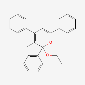 2-Ethoxy-3-methyl-2,4,6-triphenyl-2H-pyran