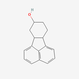 molecular formula C16H16O B14418154 6b,7,8,9,10,10a-Hexahydrofluoranthen-8-ol CAS No. 79870-16-9