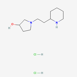 1-[2-(2-Piperidinyl)ethyl]-3-pyrrolidinol dihydrochloride