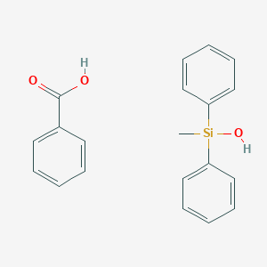 Benzoic acid;hydroxy-methyl-diphenylsilane