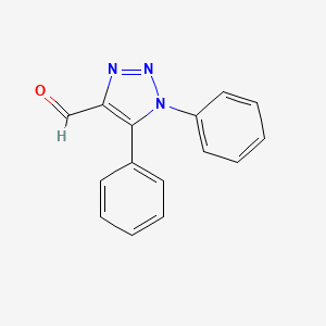 molecular formula C15H11N3O B14418191 1,5-Diphenyl-1h-1,2,3-triazole-4-carbaldehyde CAS No. 79866-78-7