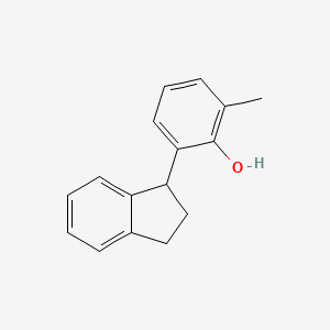 2-(2,3-Dihydro-1H-inden-1-yl)-6-methylphenol