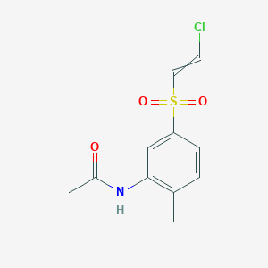 N-[5-(2-Chloroethenesulfonyl)-2-methylphenyl]acetamide