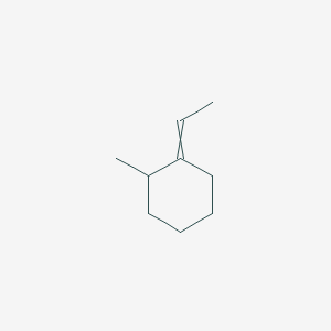 molecular formula C9H16 B14418280 1-ethylidene-2-methylcyclohexane CAS No. 83587-54-6