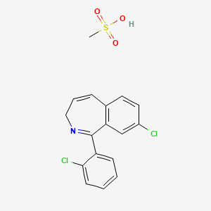 8-chloro-1-(2-chlorophenyl)-3H-2-benzazepine;methanesulfonic acid