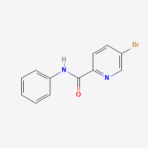 molecular formula C12H9BrN2O B1441847 5-bromo-N-phenylpyridine-2-carboxamide CAS No. 1270882-07-9
