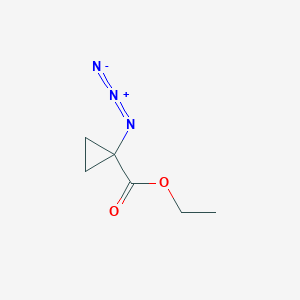 molecular formula C6H9N3O2 B14418485 Ethyl 1-azidocyclopropane-1-carboxylate CAS No. 82997-99-7