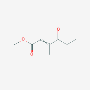 Methyl 3-methyl-4-oxohex-2-enoate