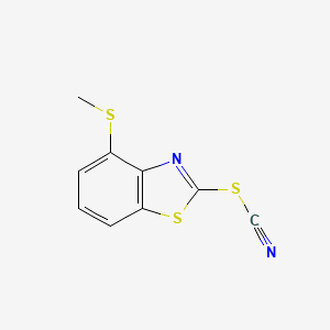 4-(Methylsulfanyl)-1,3-benzothiazol-2-yl thiocyanate