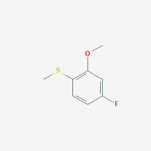 molecular formula C8H9FOS B1441857 4-氟-2-甲氧基-1-(甲硫基)苯 CAS No. 1173006-35-3