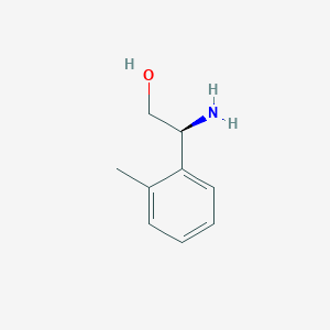 molecular formula C9H13NO B1441858 (S)-2-氨基-2-(邻甲苯基)乙醇 CAS No. 1213107-41-5