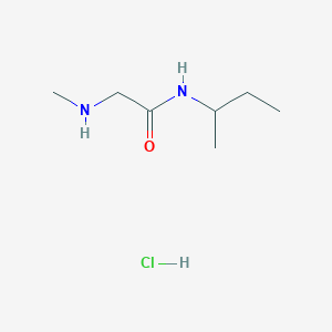 molecular formula C7H17ClN2O B1441866 N-(sec-Butyl)-2-(methylamino)acetamide hydrochloride CAS No. 1219957-42-2