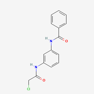molecular formula C15H13ClN2O2 B1441871 N-{3-[(氯乙酰)氨基]苯基}苯甲酰胺 CAS No. 1233188-83-4