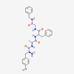 L-Tyrosyl-D-alanyl-L-phenylalanyl-N-benzylglycinamide