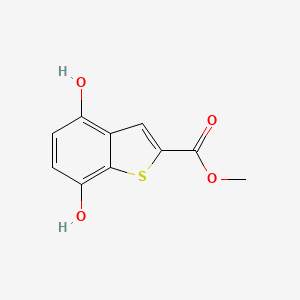 Methyl 4,7-dihydroxy-1-benzothiophene-2-carboxylate