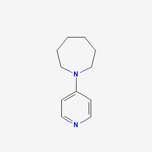 1H-Azepine, hexahydro-1-(4-pyridinyl)-