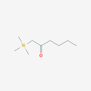 1-(Trimethylsilyl)hexan-2-one