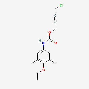 4-Chlorobut-2-yn-1-yl (4-ethoxy-3,5-dimethylphenyl)carbamate